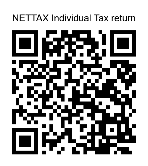 NetTax PayPal QR Code for Individual Tax Return payment